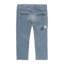 Βρεφικό παντελόνι τζιν ανοιχτό μπλε για κορίτσια Boboli 212027-BLEACH (12-18 μηνών)