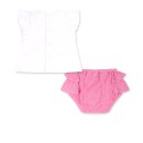 Βρεφική μπλούζα με φουφούλα χελωνάκι turtles λευκό-ροζ Tuc Tuc 11349315 για κορίτσια (6-18 μηνών)