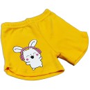 Βρεφικό σετ T-shirt και σορτς miss bunny κίτρινο (12-24 μηνών)