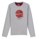 Παιδική μπλούζα γκρι Tiffosi 10046168 για αγόρια (7-16 ετών)