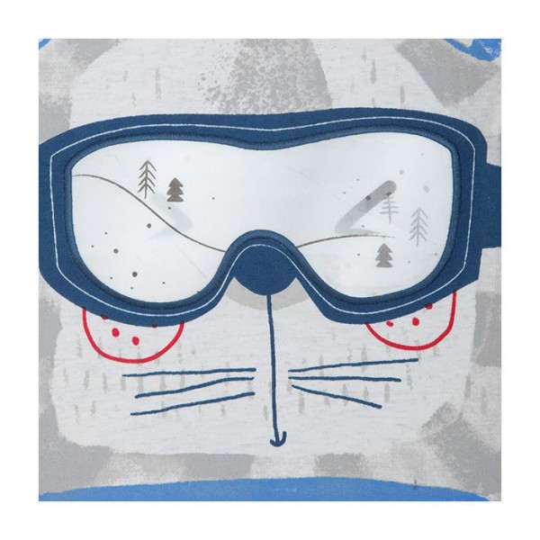 Παιδική μπλούζα μακρυμάνικη ski γκρι για αγόρια Tuc Tuc 11310209 (2-6 ετών)
