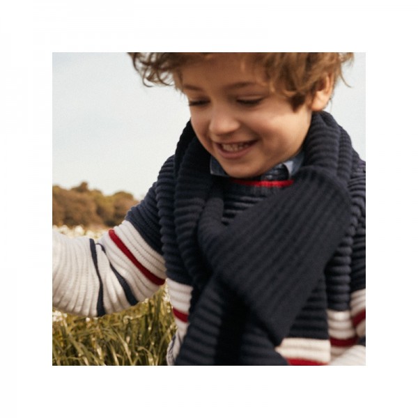 Παιδικό πουλόβερ rip big ben ναυτικό μπλε-λευκό για αγόρια Tuc Tuc 11310349 (2-6 ετών)