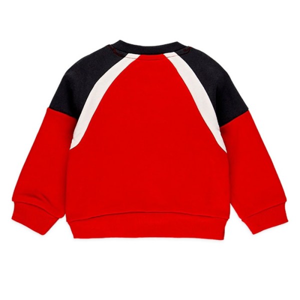 Παιδική μπλούζα φούτερ κόκκινο-μαύρο Boboli 315032-3769 για αγόρια (2-6 ετών)