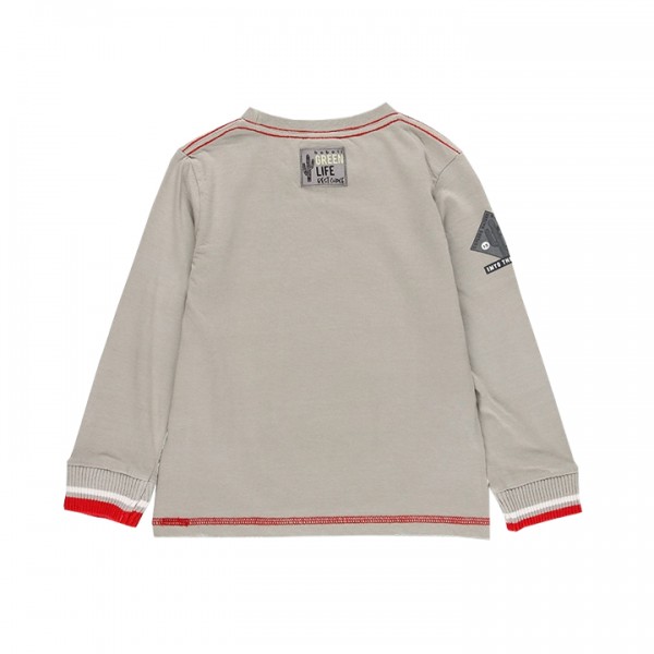 Παιδική μπλούζα γκρι για αγόρια Boboli 512008-7374 (10-14 ετών)
