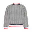 Παιδική μπλούζα πουλόβερ πλεκτό γκρι Boboli 735230-8125 για αγόρια (6-14 ετών)