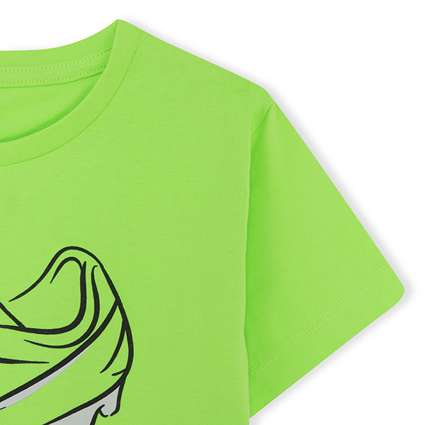 Παιδική μπλούζα one team πράσινο Nath KB02T605V4 για αγόρια (10-16 ετών)