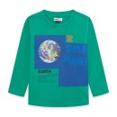 Παιδική μπλούζα Super Planet πράσινη Nath KB03T201V1 για αγόρια (4-10 ετών)