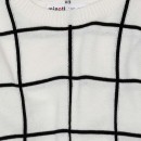 Παιδική μπλούζα καρό λευκή Minoti WORRY6 για αγόρια (3-8 ετών)