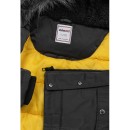 Παιδικό μπουφάν μαύρο με κουκούλα Minoti 11COAT22 για αγόρια (8-14 ετών)