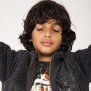 Παιδική ζακέτα ανθρακί Boboli 515001-8116 για αγόρια (8-16 ετών)