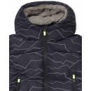 Παιδικό μπουφάν μαύρο με επένδυση fleece  Nath KB05C701G1 για αγόρια (3-10 ετών)