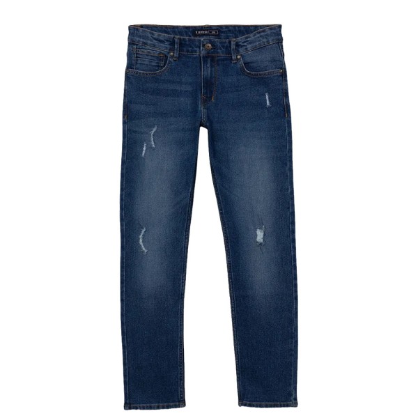 Παιδικό παντελόνι τζιν μπλε John Slim Tiffosi 10047259 για αγόρια (7-16 ετών)