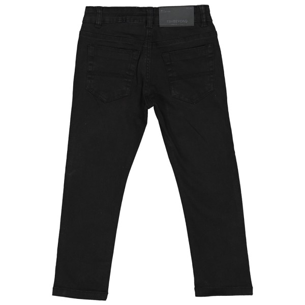 Παιδικό παντελόνι τζιν μαύρο για αγόρια (4-8 ετών)