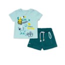 Παιδικό σετ μπλούζα βεραμάν treasure island και βερμούδα πράσινη Tuc Tuc 11349449 για αγόρια (2-8 ετών)
