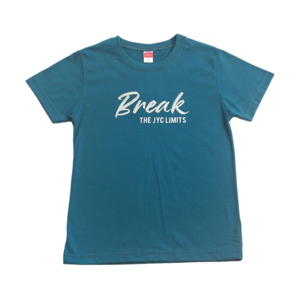 Παιδικό σετ μπλούζα σορτς break the limits μπλε γκρι Joyce 2314128 για αγόρια (8-14 ετών)