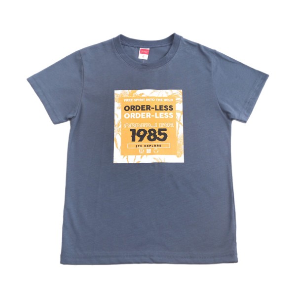 Παιδικό σετ μπλούζα σορτς ORDERLESS μπλε κίτρινο Joyce 2314147 για αγόρια (8-12 ετών)