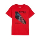 Παιδικό t-shirt balboa κόκκινο Tiffosi 10039227 για αγόρια (9-16 ετών)