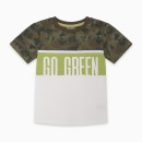Παιδικό t-shirt λευκό-πράσινο Tuc Tuc 11300621 για αγόρια (8-12 ετών)