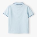 Παιδική μπλούζα πόλο γαλάζια 13POLO6 Minoti για αγόρια (3-8 ετών)