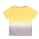 Βρεφικό t-shirt με δεινόσαυρο κίτρινο-γκρι Boboli 314143 για αγόρια (12-18 μηνών)