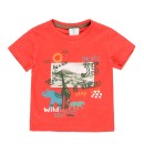 Βρεφικό t-shirt με ζωάκια πορτοκαλί Boboli 334088 για αγόρια (9-18 μηνών)