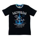 Παιδικό t-shirt ναυτικό μπλε για αγόρια (4-16 ετών)