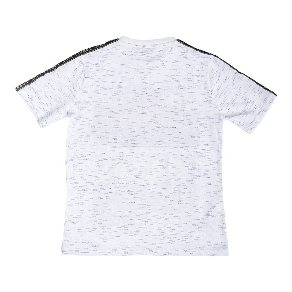 Παιδικό t-shirt λευκό με εφέ space-dye για αγόρια (4-16 ετών)