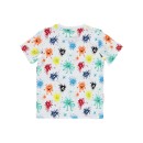 Παιδικό t-shirt τερατάκια λευκό-πολύχρωμο για αγόρια (2-6 ετών)