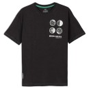 Παιδικό μπλουζάκι υδρόγειος μαύρο Tiffosi 10043542 για αγόρια (7-14 ετών)