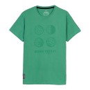 Παιδική μπλούζα earth globe πράσινη Tiffosi 10043544 για αγόρια (7-14 ετών)