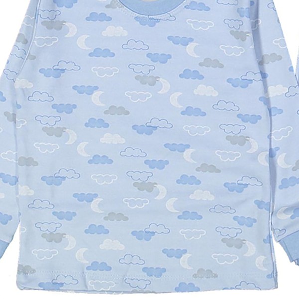 Παιδικές πιτζάμες συννεφάκι γαλάζιο για αγόρια (3-7 ετών)