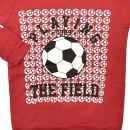 Παιδικές πιτζάμες ποδοσφαίρου κόκκινες-γκρι (7-10 ετών)