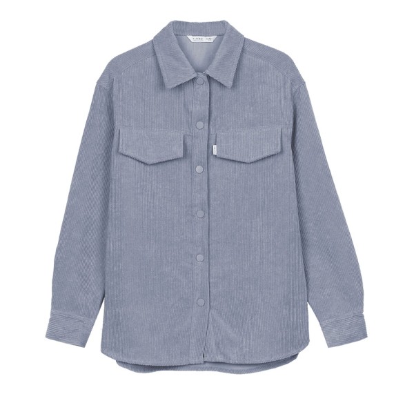 Παιδικό πουκάμισο βομβαζίνης γαλάζιο Tiffosi 10046389 για κορίτσια (7-16 ετών)