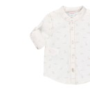 Παιδικό πουκάμισο μπεζ με ζωάκια Boboli 714035 για αγόρια (2-3 ετών)