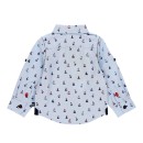 Βρεφικό πουκάμισο με καραβάκια γαλάζιο Boboli 714169 για αγόρια (9-18 μηνών)