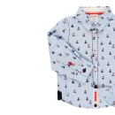 Παιδικό πουκάμισο με καραβάκια γαλάζιο Boboli 714169 για αγόρια (2-4 ετών)