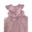 Παιδικό φόρεμα με πέρλες και τούλι γκλίτερ μωβ (5-8 ετών) 