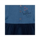 Παιδικό φόρεμα τζιν με τούλι μπλε always cute για κορίτσια Tuc Tuc 11310336 (2-6 ετών)