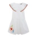Παιδικό λινό φόρεμα με βολάν summer festiv λευκό Tuc Tuc 11329465 για κορίτσια (8-14 ετών)