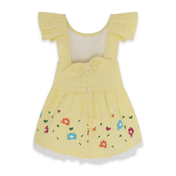 Παιδικό φόρεμα funcactus ριγέ κίτρινο Tuc Tuc 11329577 για κορίτσια (1-6 ετών)