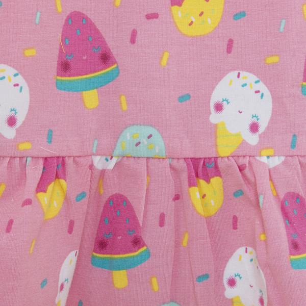 Βρεφικό φόρεμα icy and sweet με πιέτες ροζ πουά Tuc Tuc 11329997 για κορίτσια (6-18 μηνών)