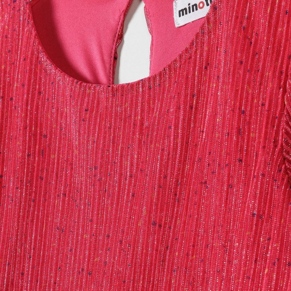 Παιδικό φόρεμα κόκκινο Minoti 16PARTY11 για κορίτσια (3-8 ετών)