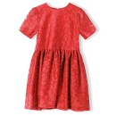 Παιδικό φόρεμα με σχέδια κόκκινο Minoti 16PARTY32 για κορίτσια (8-14 ετών)