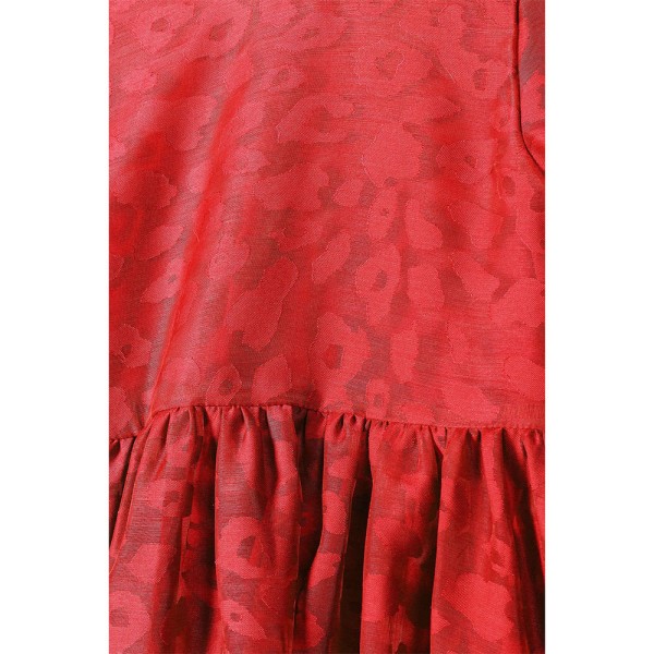 Παιδικό φόρεμα κόκκινο Minoti 16PARTY32 για κορίτσια (3-8 ετών)