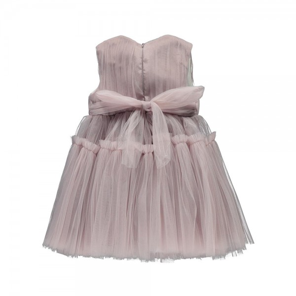 Παιδικό φόρεμα με τούλι μωβ για κορίτσια (2-6 ετών)