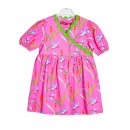Παιδικό φόρεμα κρουαζέ ροζ με πεταλούδες Agatha Ruiz De Prada 7VE3578 για κορίτσια (6-14 ετών)