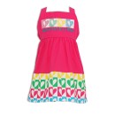 Παιδικό αμάνικο φόρεμα φουξ με πολύχρωμες καρδούλες Agatha Ruiz De La Prada 7VE3694 (8-14 ετών)