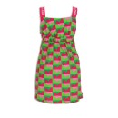 Παιδικό αμάνικο φόρεμα πράσινο-φούξ με καρδούλες Agatha Ruiz De La Prada 7VE3720 (8-14 ετών)