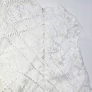 Παιδικό φόρεμα με τούλι και κυπούρ δαντέλα λευκό για κορίτσια (8 ετών)
