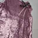 Παιδικό φόρεμα με παγιέτα και τούλι ροζ για κορίτσια (12-13 ετών)